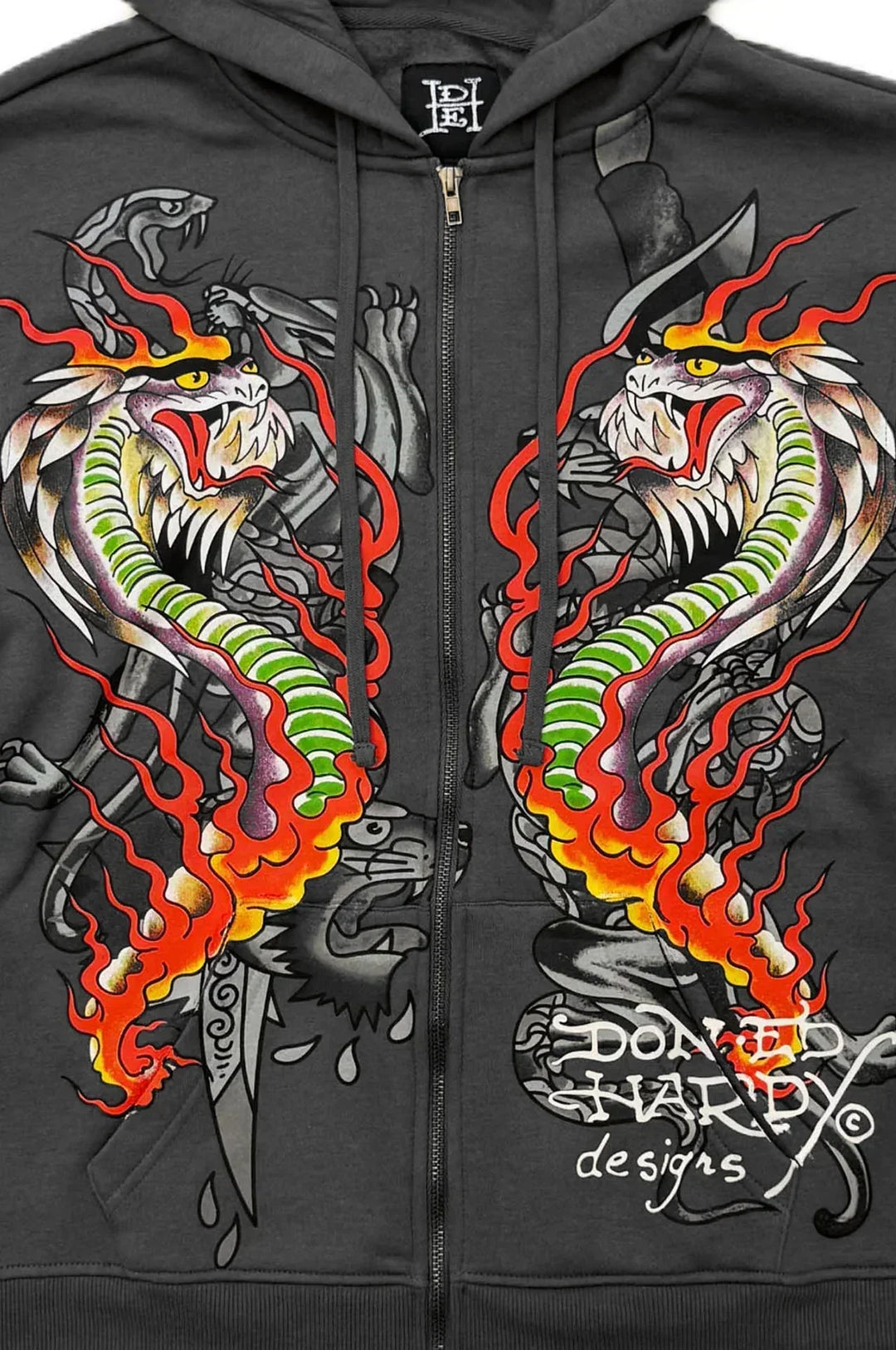 Ed Hardy Dragon Flame Men's Zip Hoodie – Mainland Skate & Surf Ed Hardy Dragon Flame Men's Zip Hoodie – Mainland Skate & Surf