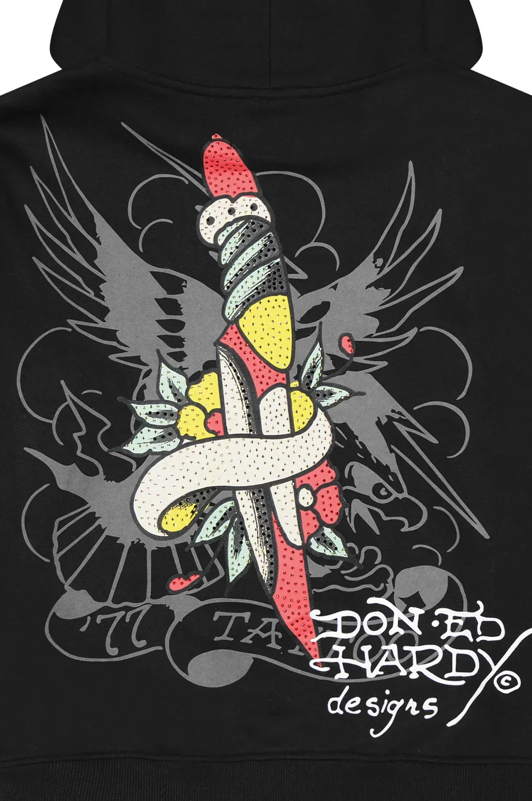 Ed Hardy 虎 グラフィック パーカー ラインストーン Ed Hardy Ed Hardy 虎 グラフィック パーカー ラインストーン Ed Hardy