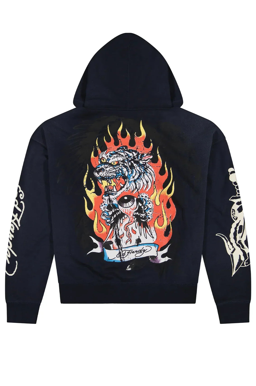 Ed Hardy Tiger Flame Boxy Men's Zip Hoodie – Mainland Skate & Surf Ed Hardy Tiger Flame Boxy Men's Zip Hoodie – Mainland Skate & Surf