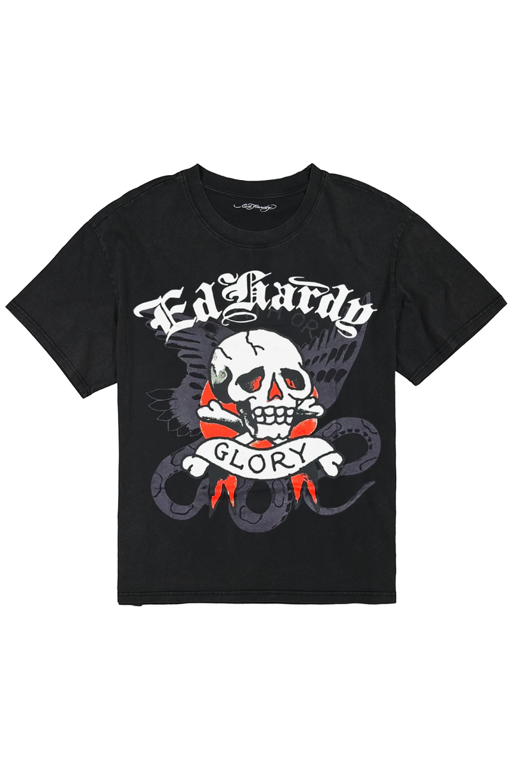 Ed Hardy DG Skull Men's Short Sleeve Tee
