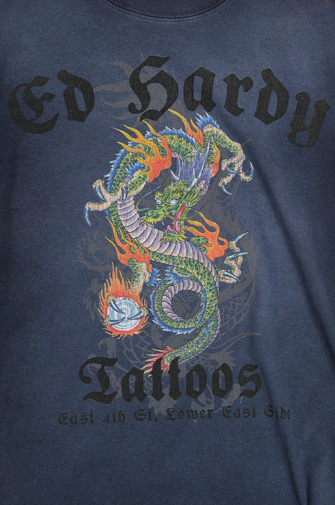 Ed Hardy Dragon Men's Short Sleeve Tee