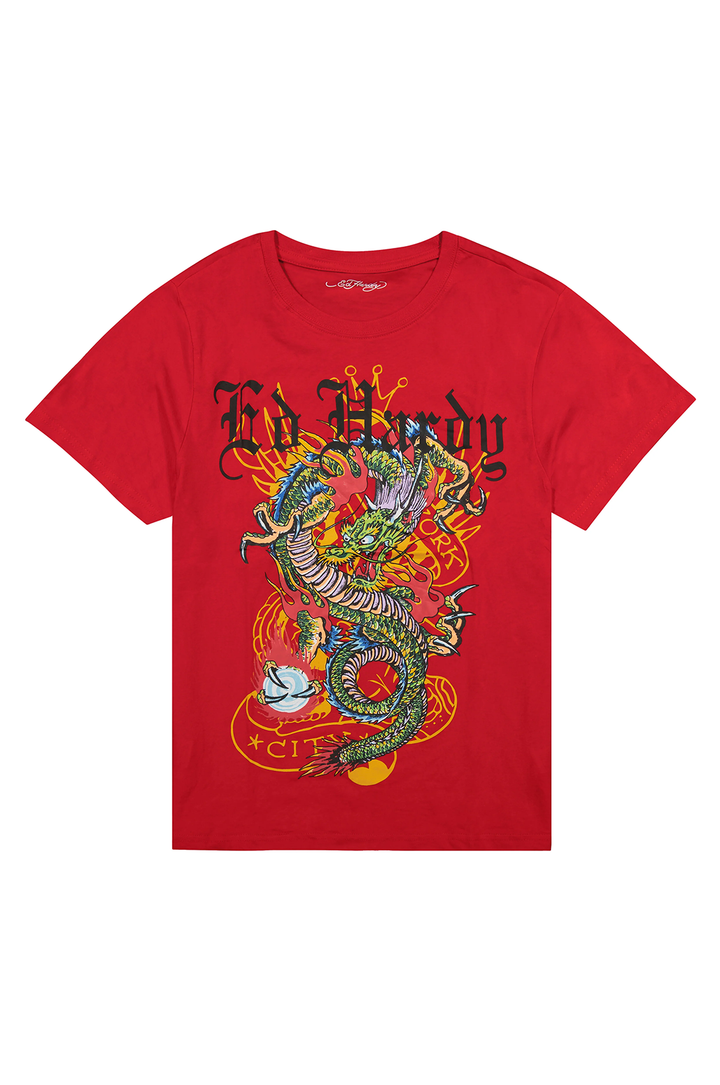 Ed Hardy Dragon Men's Short Sleeve Tee