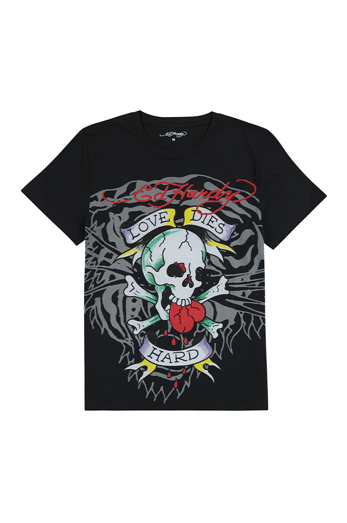 Ed Hardy Love Skull Men's Short Sleeve Tee