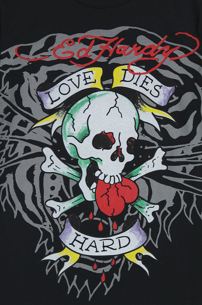 Ed Hardy Love Skull Men's Short Sleeve Tee