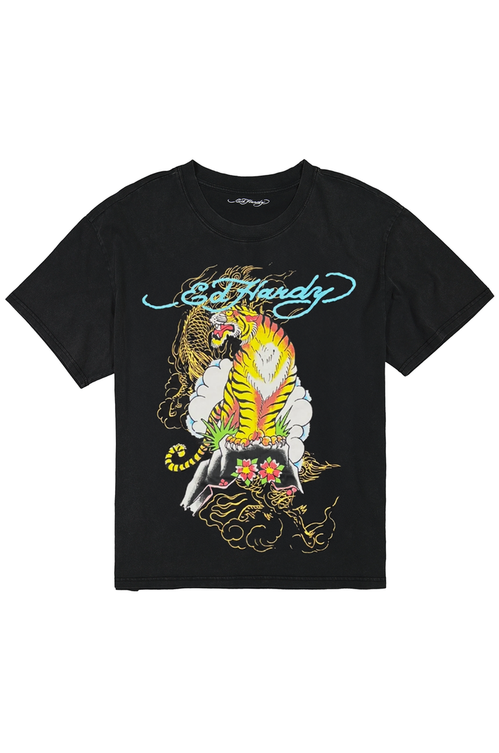 Ed Hardy Tiger Mountain Men's Short Sleeve Tee