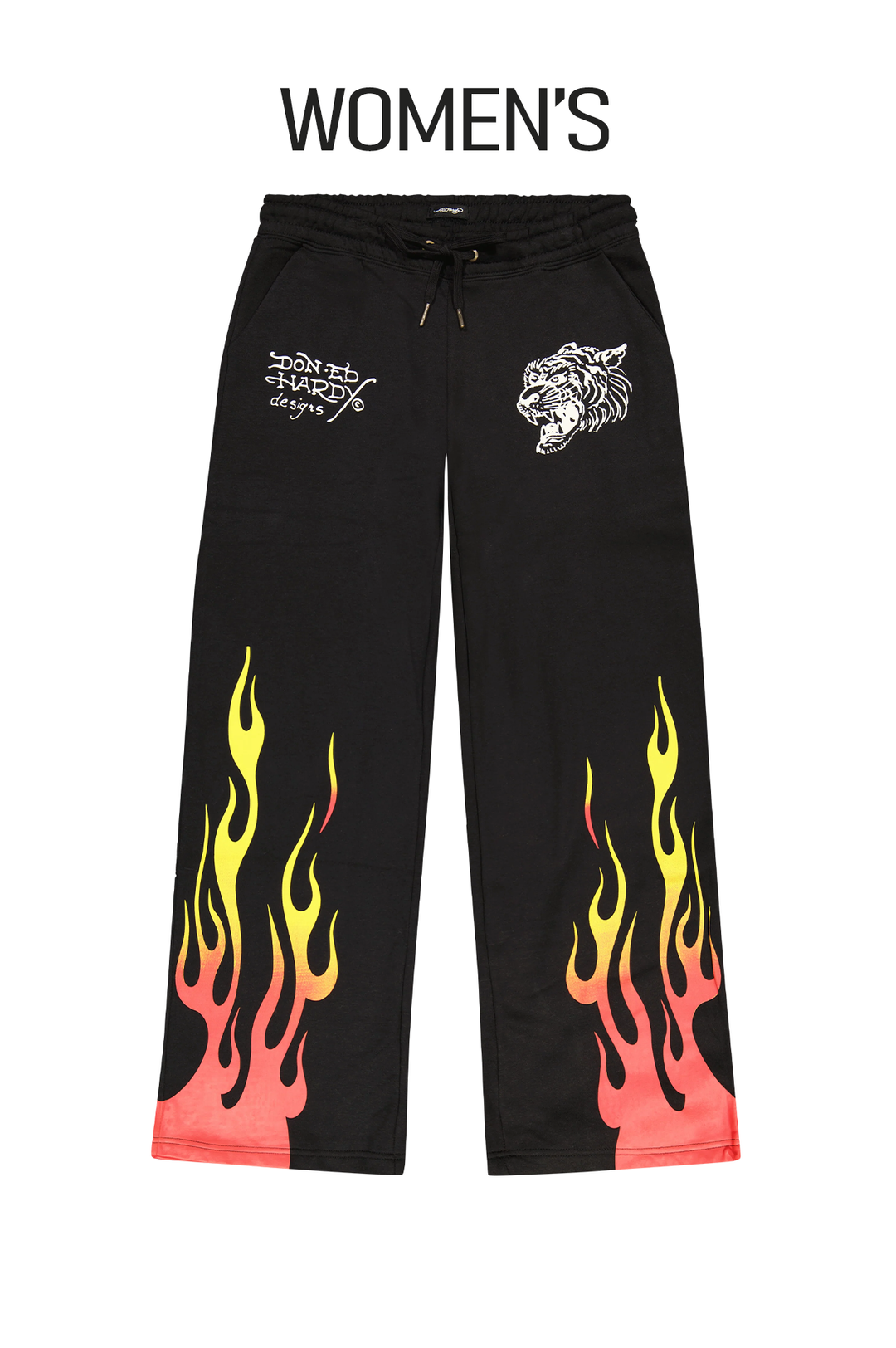 Ed Hardy Tiger Flame Women's Sweatpants