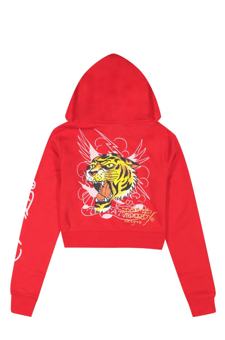 Ed Hardy Tiger Mountain Women's Zip Hoodie