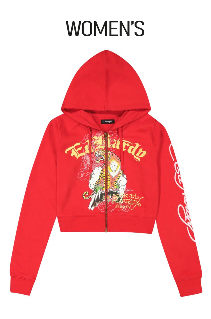 Ed Hardy Tiger Mountain Women's Zip Hoodie
