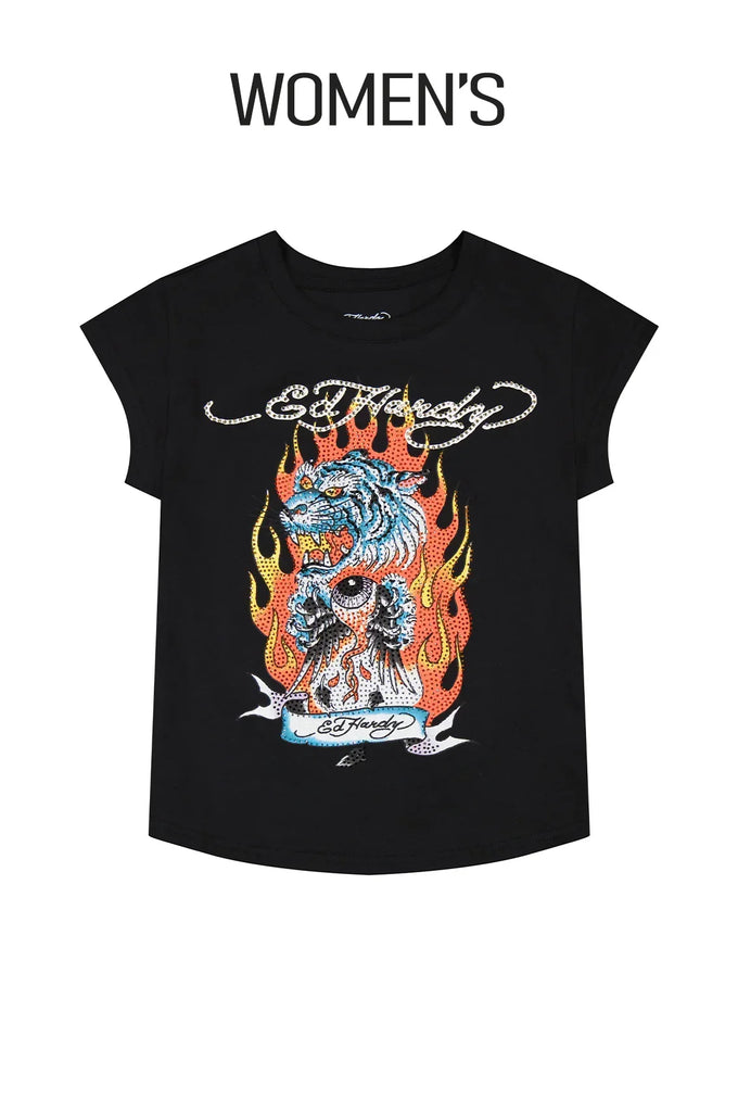 トップス Sculptor X Ed Hardy Brush Raglan Tee XS Sculptor X Ed