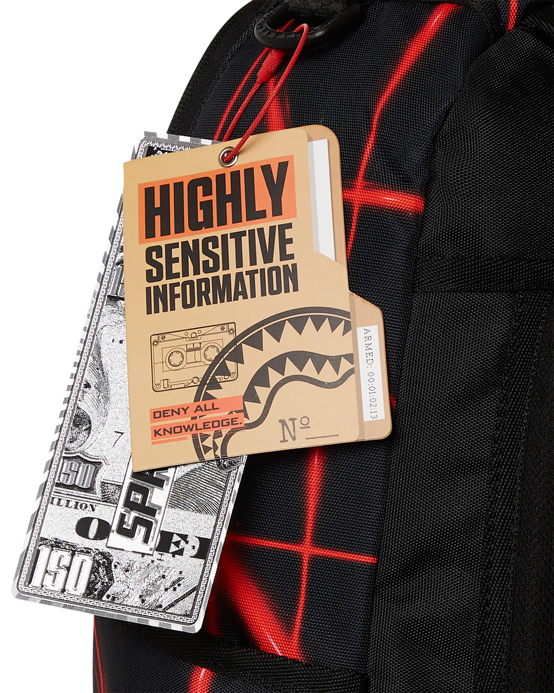 Sprayground Mission Impossible Heist Laser Shark Backpack