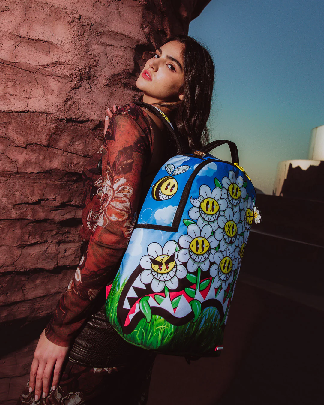 Sprayground Crazee Dazees Crazy Daisys Backpack