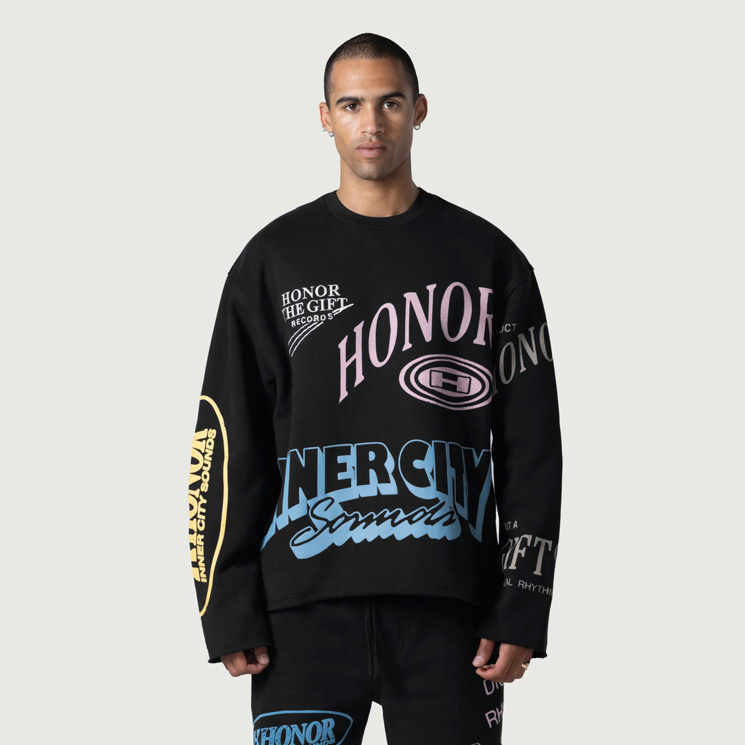 ★22-23FW新作★WKNDRS★TREASURE SWEATSHIRT Honor The Gift Studio Crewneck 2.0 – Mainland Skate & Surf
