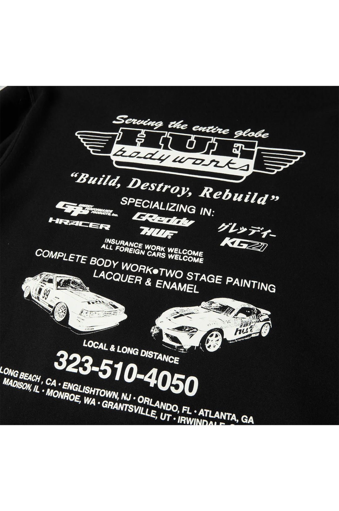 HUF x GReddy Body Works Pullover Hoodie