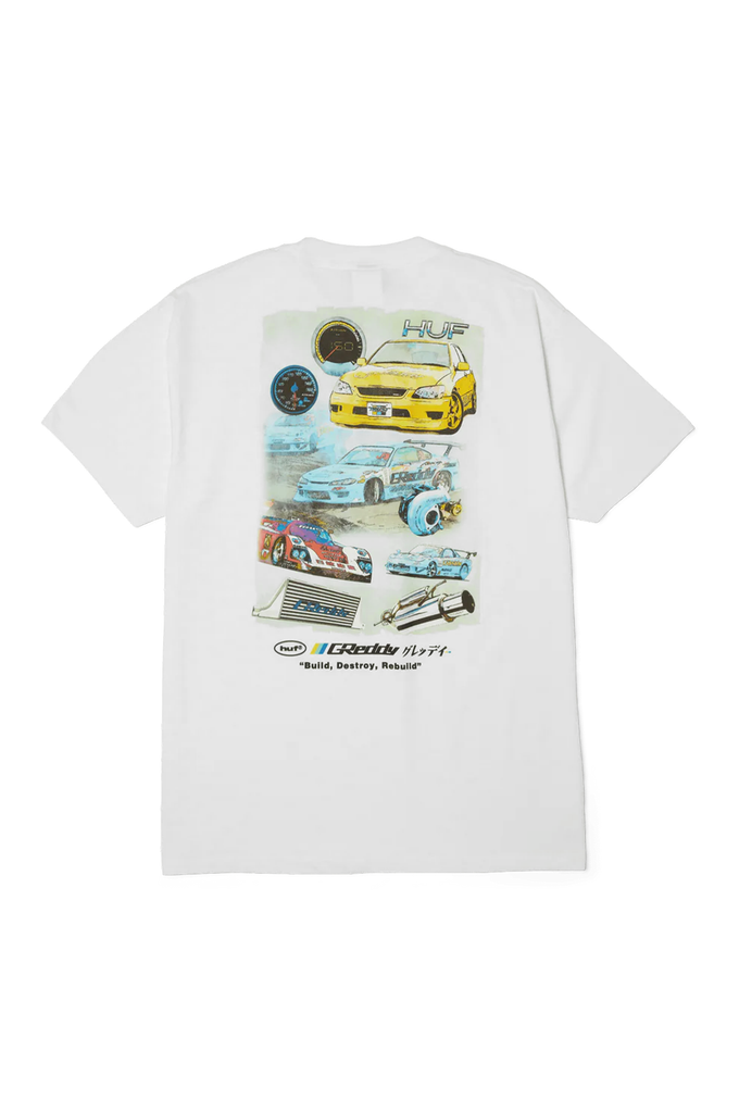 HUF x GReddy Parts Tee – Mainland Skate & Surf
