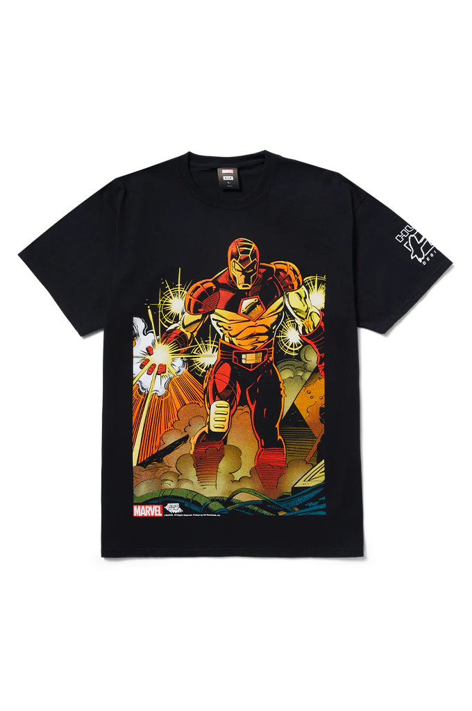 HUF x Avengers I Am Iron Man SS Tee