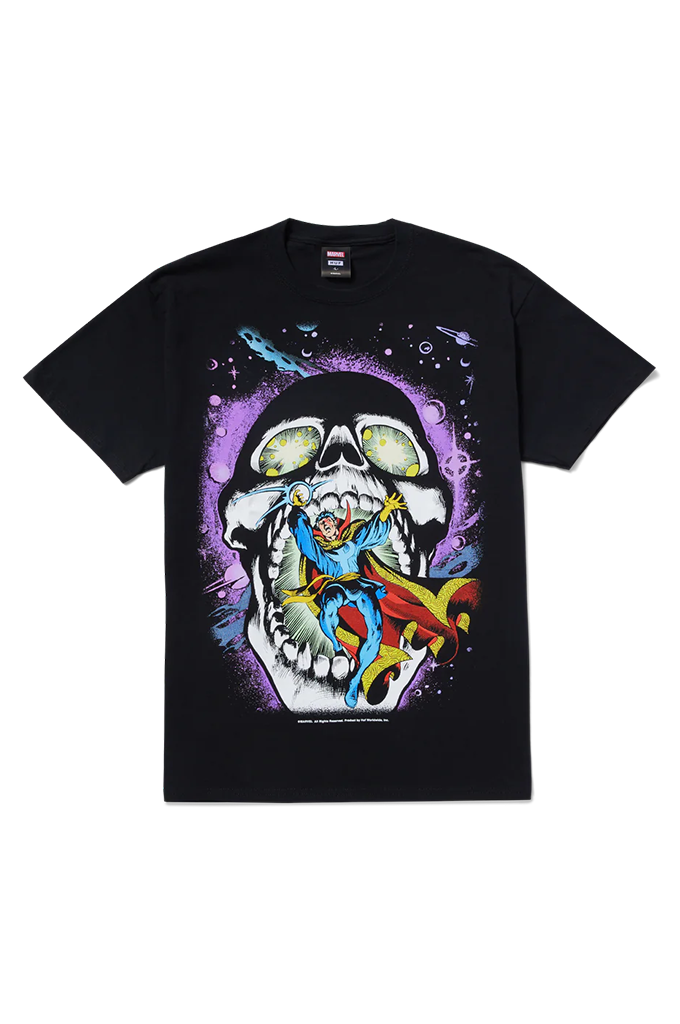 HUF x Avengers Strange Skull SS Tee