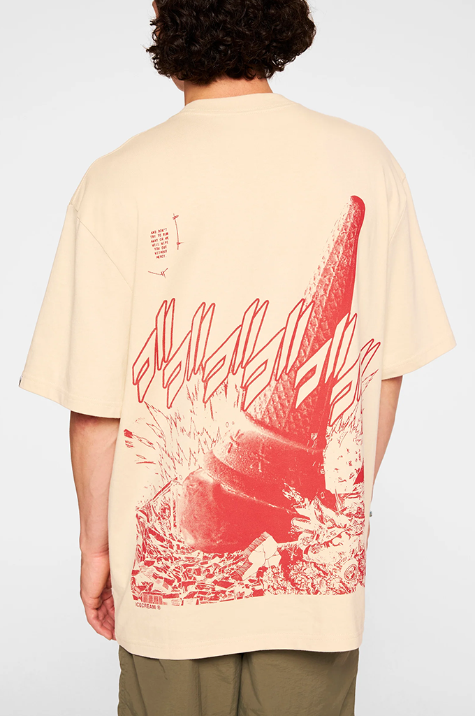 Icecream Explosion SS Knit Tee (Oversized)