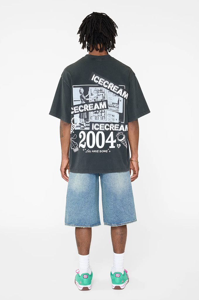Icecream Humor SS Knit Tee (Oversized Fit)
