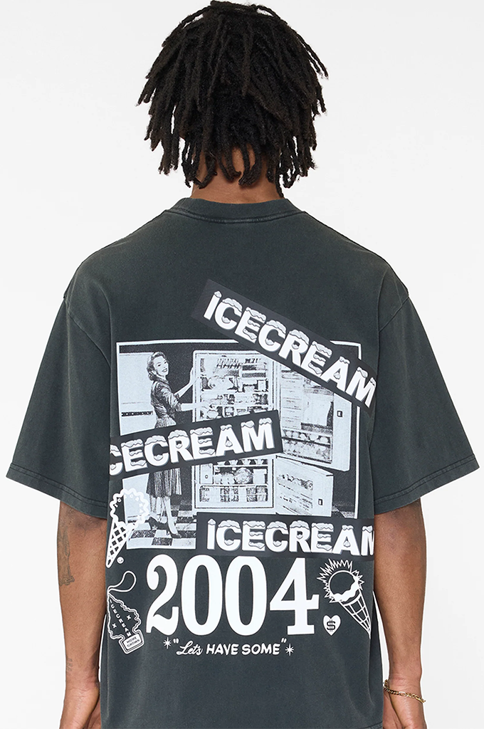 Icecream Humor SS Knit Tee (Oversized Fit)