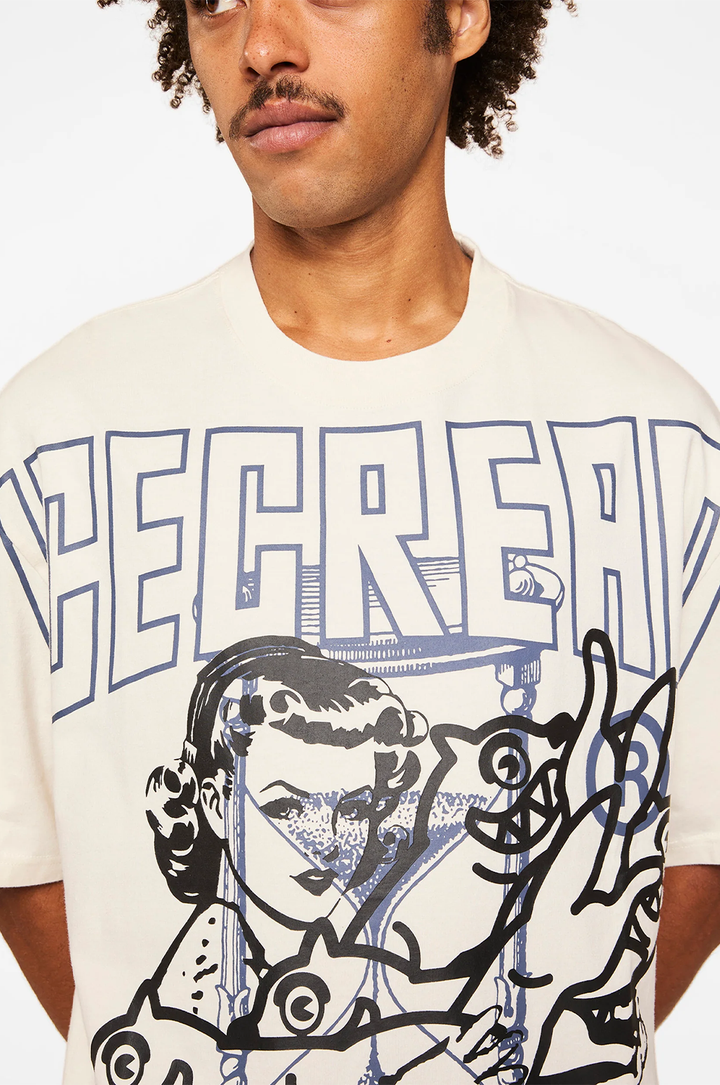 Icecream Time SS Knit Tee (Oversized)