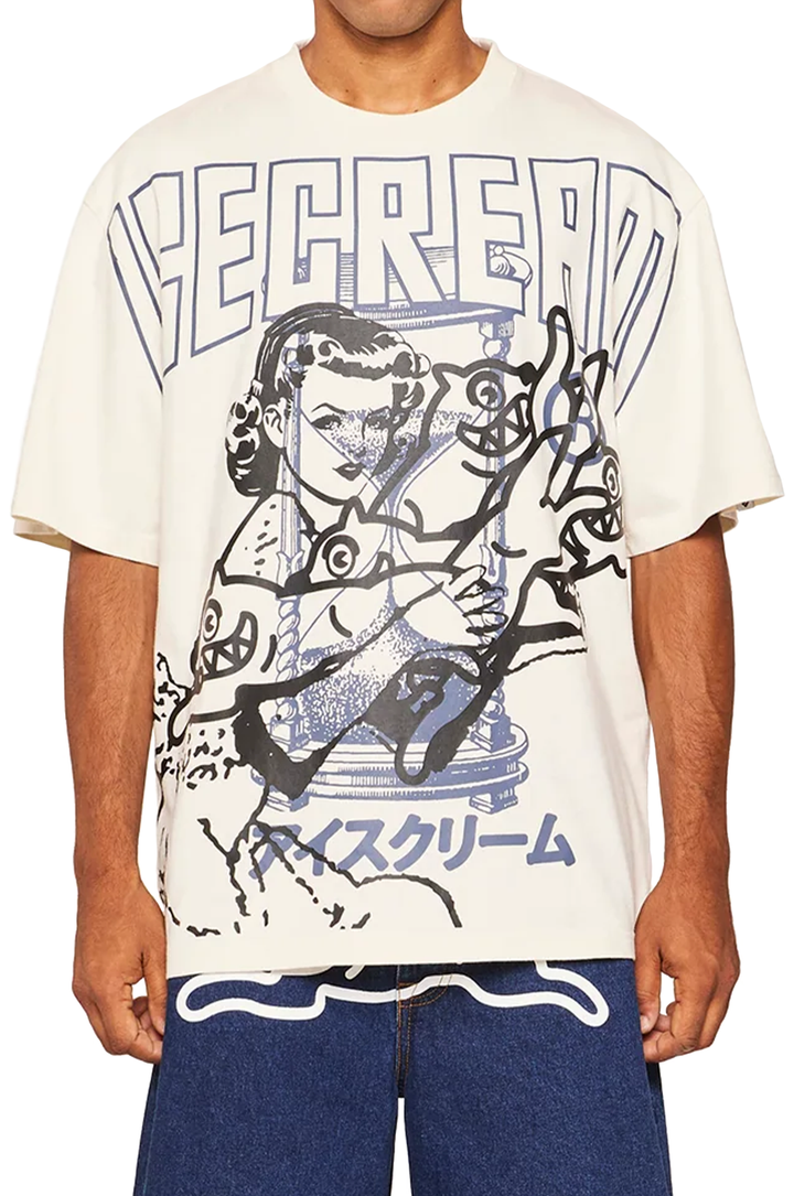 Icecream Time SS Knit Tee (Oversized)