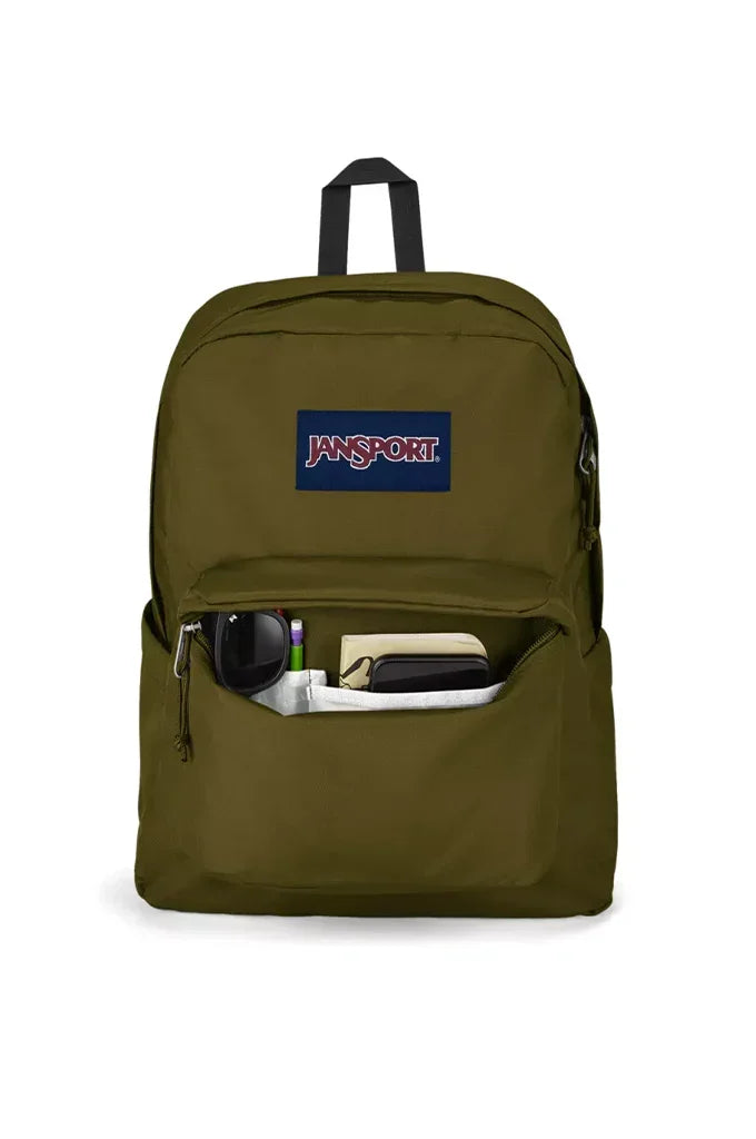 backpacks bright green jansport Cross Town Backpack 17" x 12.5" x 6" - Simple Bag for Everyone with 1 Main Compartment, Front Utility Pocket - Premium Class Accessories - Deep Juniper Jansport SuperBreak Plus classic backpack with internal laptop sleeve and side water bottle pocket JanSport Superbreak Plus Backpack -