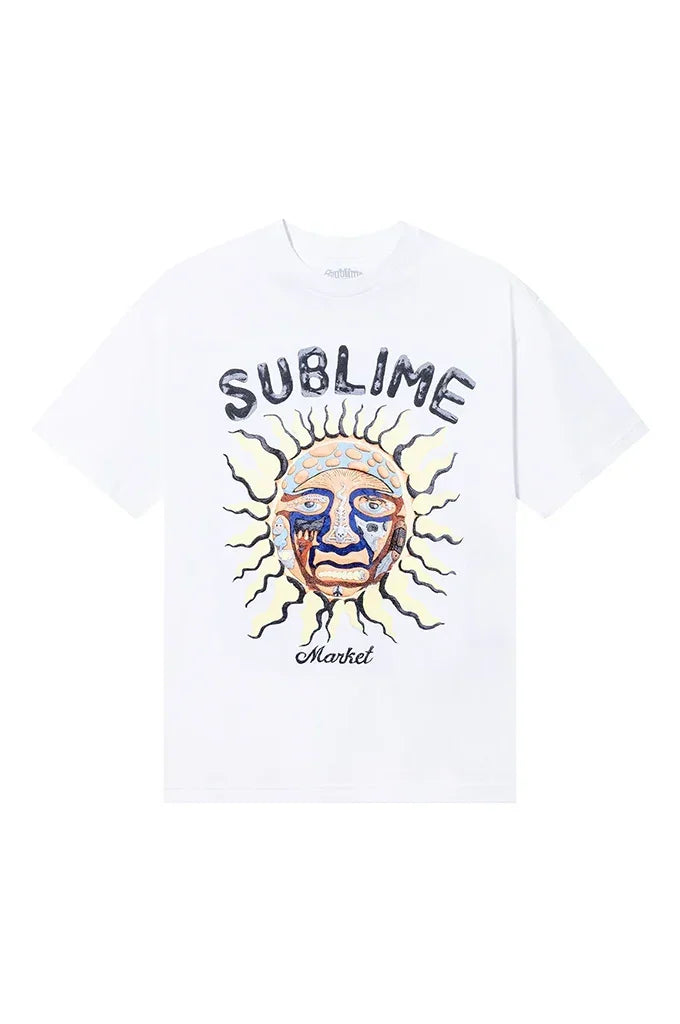 Sublime Men's Sun Solar Burst Slim-Fit T-Shirt - Navy Blue, Officially Licensed Band Merchandise
