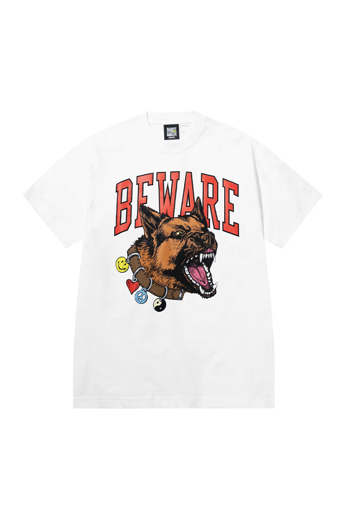 Market Studios Smiley Beware My Collar Tee