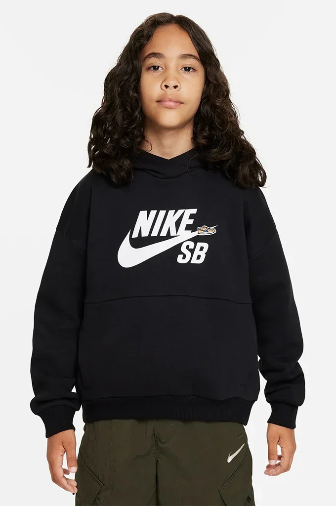 Nike SB Icon Fleece Kids Oversized Pullover Hoodie – Mainland