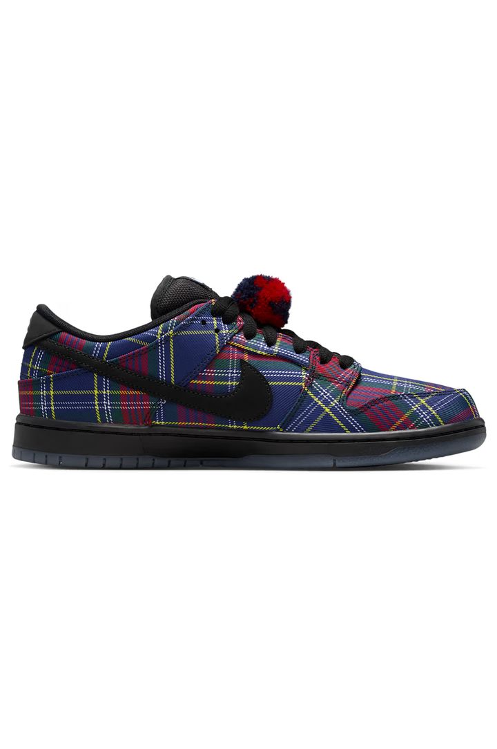 Nike SB Dunk Low "Nardwuar" University Red and Yellow Strike Skate Shoes