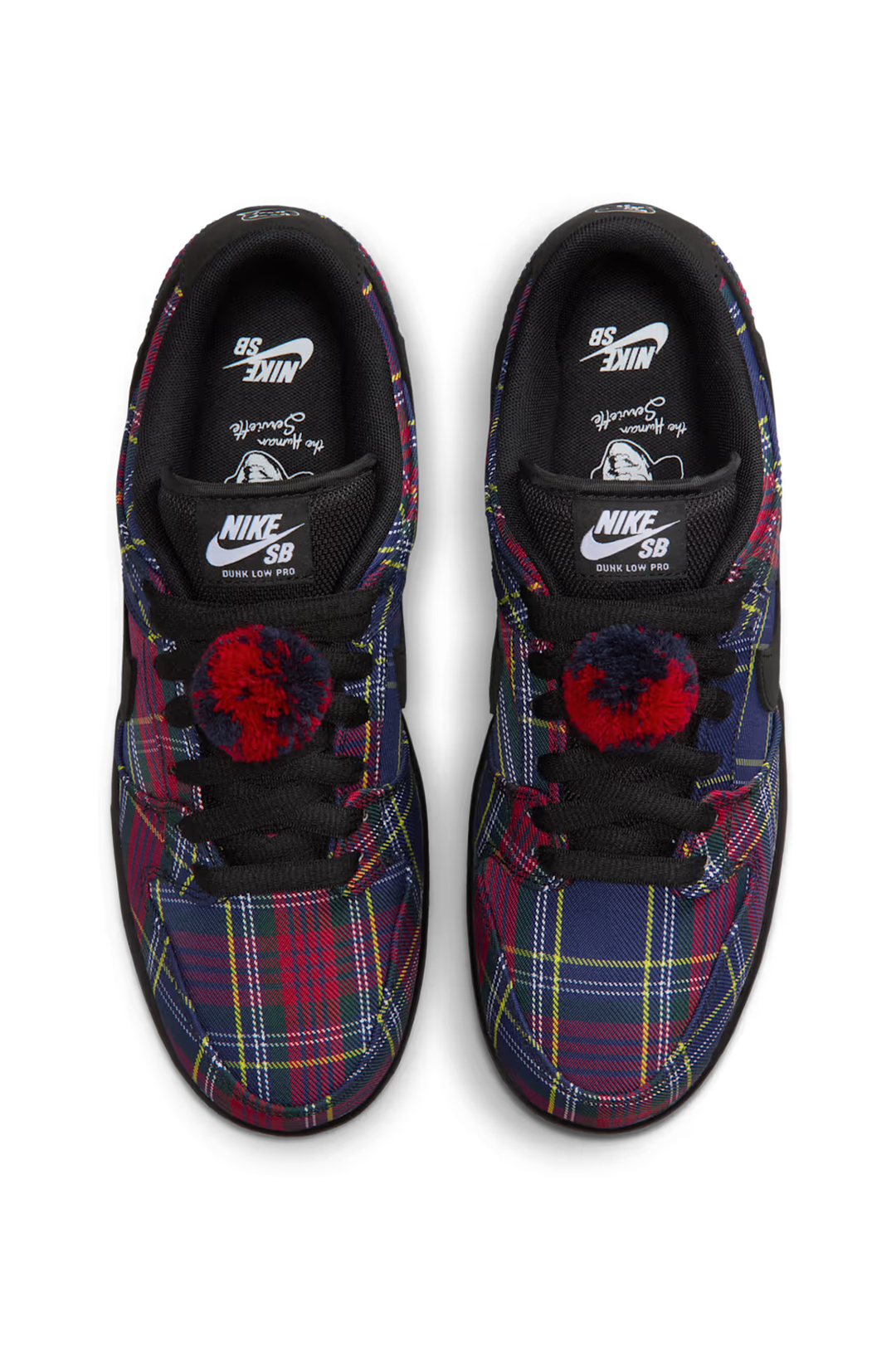Nike SB Dunk Low "Nardwuar" University Red and Yellow Strike Skate Shoes