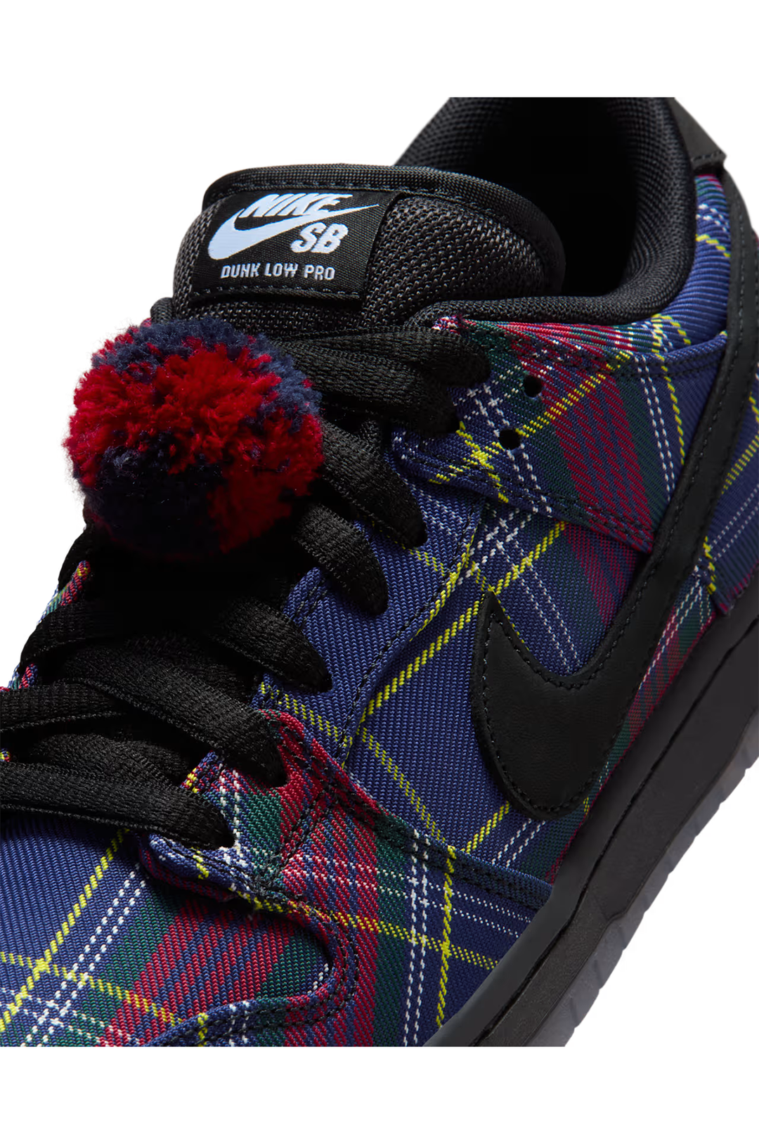 Nike SB Dunk Low "Nardwuar" University Red and Yellow Strike Skate Shoes