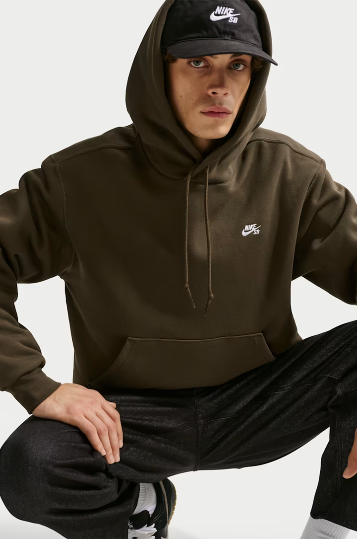 Nike SB Essential Logo Fleece Pullover Skate Hoodie - Mainland Skate & Surf