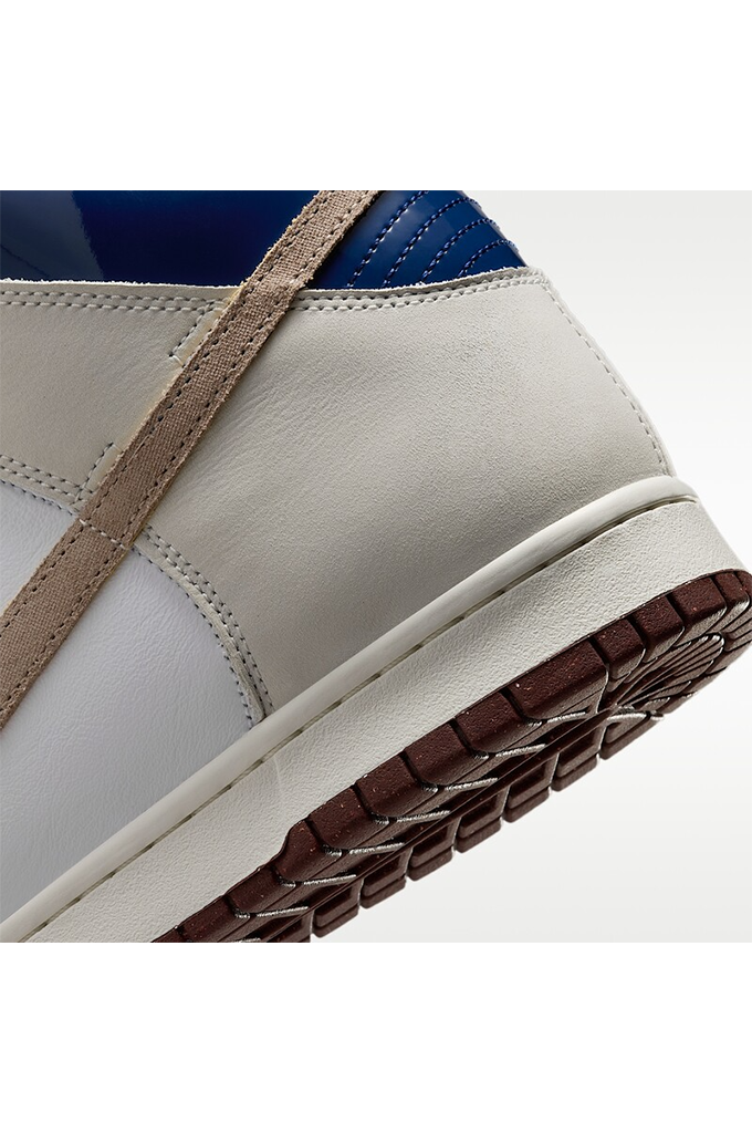 Beyond Store x Nike SB Dunk High Pro Quickstrike Skate Shoes (White/Ivory-Sand Dune)