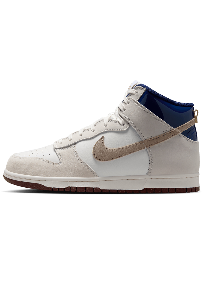 Beyond Store x Nike SB Dunk High Pro Quickstrike Skate Shoes (White/Ivory-Sand Dune)