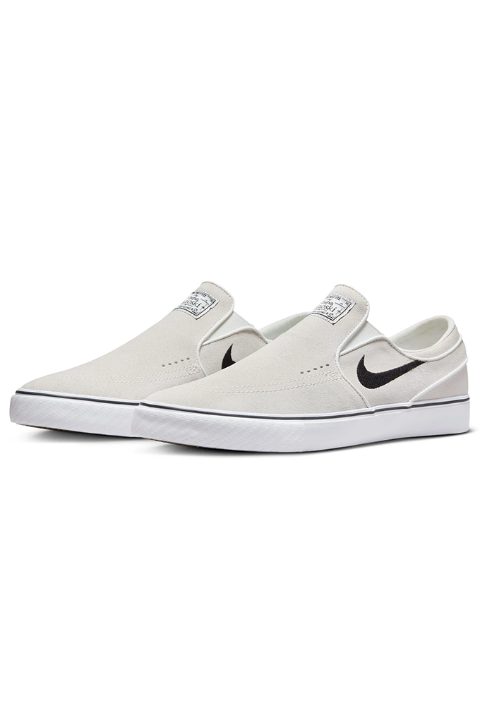 Nike sb janoski british tan  and  white slip-on skate shoes best sale