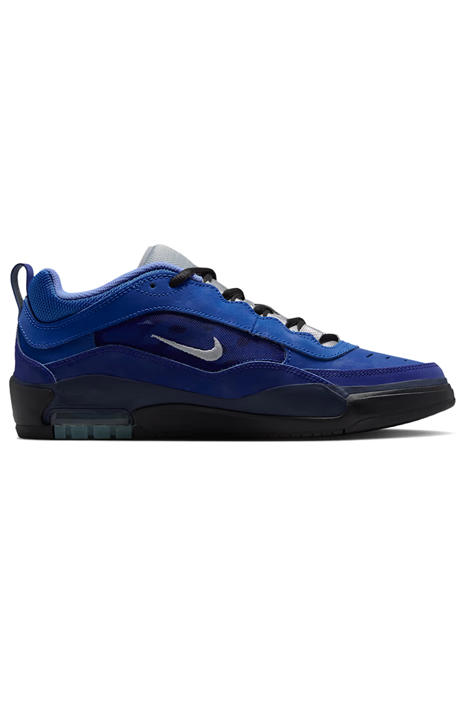 Nike SB Air Max Ishod Skate Shoes (Blue Void/Metallic Silver)