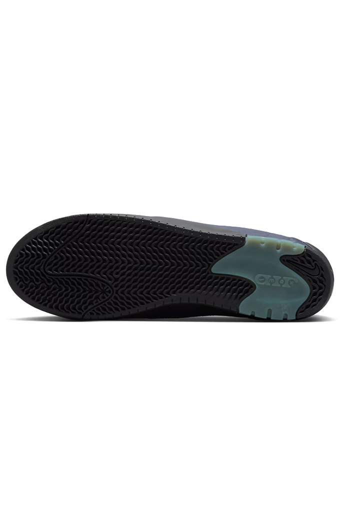 Nike SB Air Max Ishod Skate Shoes (Blue Void/Metallic Silver)
