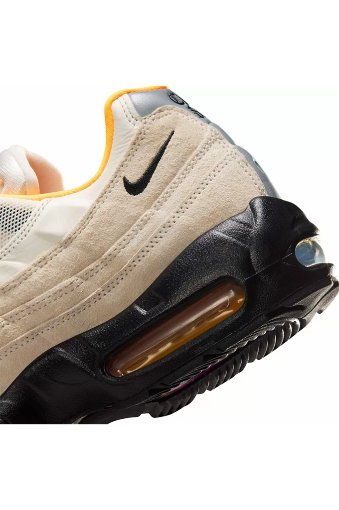 Nike SB Air Max 95 'Club 58'
Shoe in Sail and Laser Orange on white background