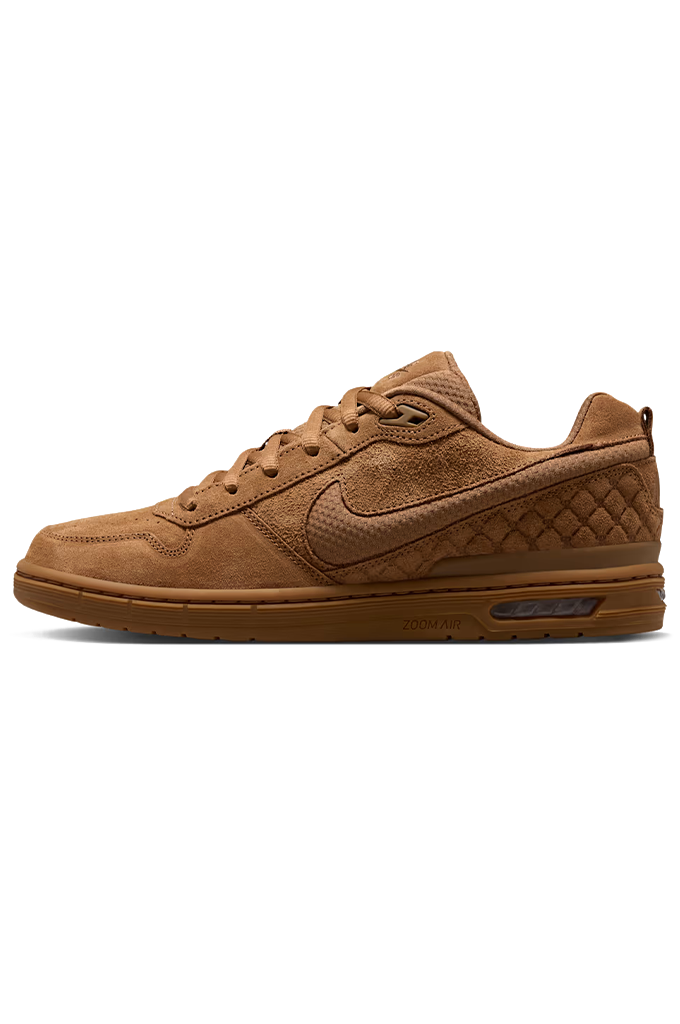 Nike SB Paul Rodriguez Zoom Air Low Light British Tan "Wheat" Skate Shoes