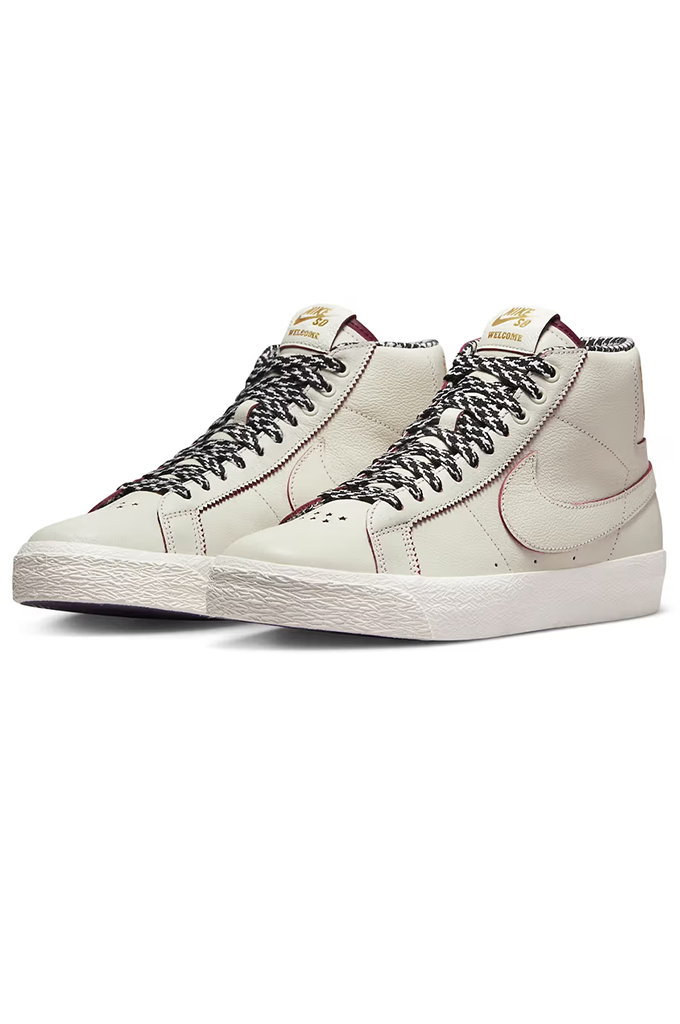 Nike SB X Welcome Skateboarding Zoom Premium Blazer Mid Skate Shoes