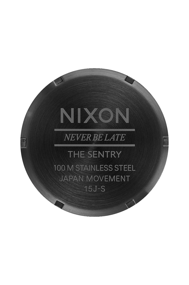 Nixon Sentry Leather Watch