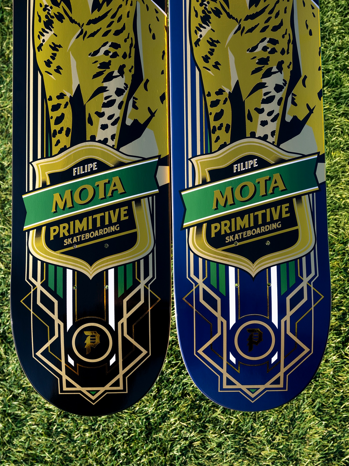 Primitive Mota Pro Lynx Deck Black 8.25"