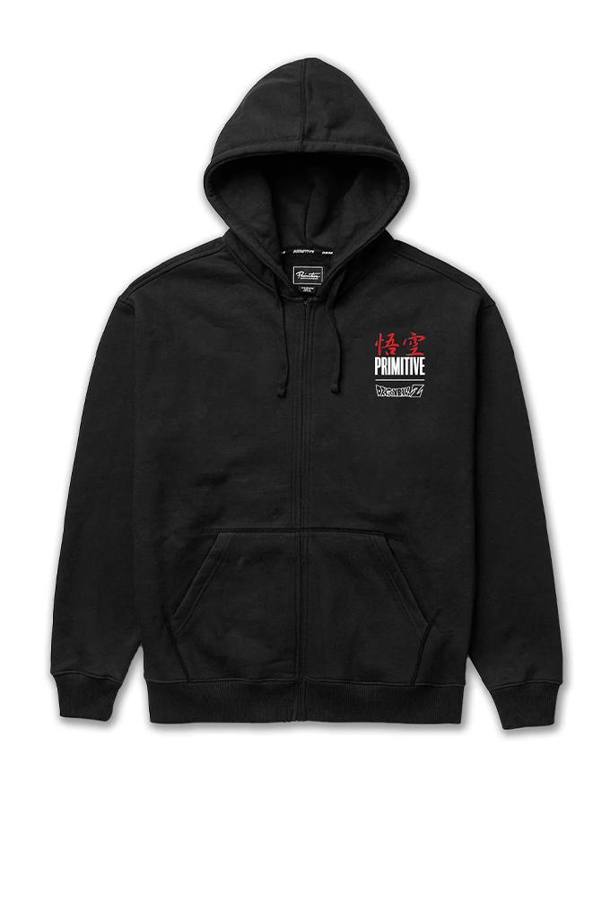 Primitive x Dragon Ball Z Goku Energy Zip Hoodie – Mainland Primitive x Dragon Ball Z Goku Energy Zip Hoodie – Mainland