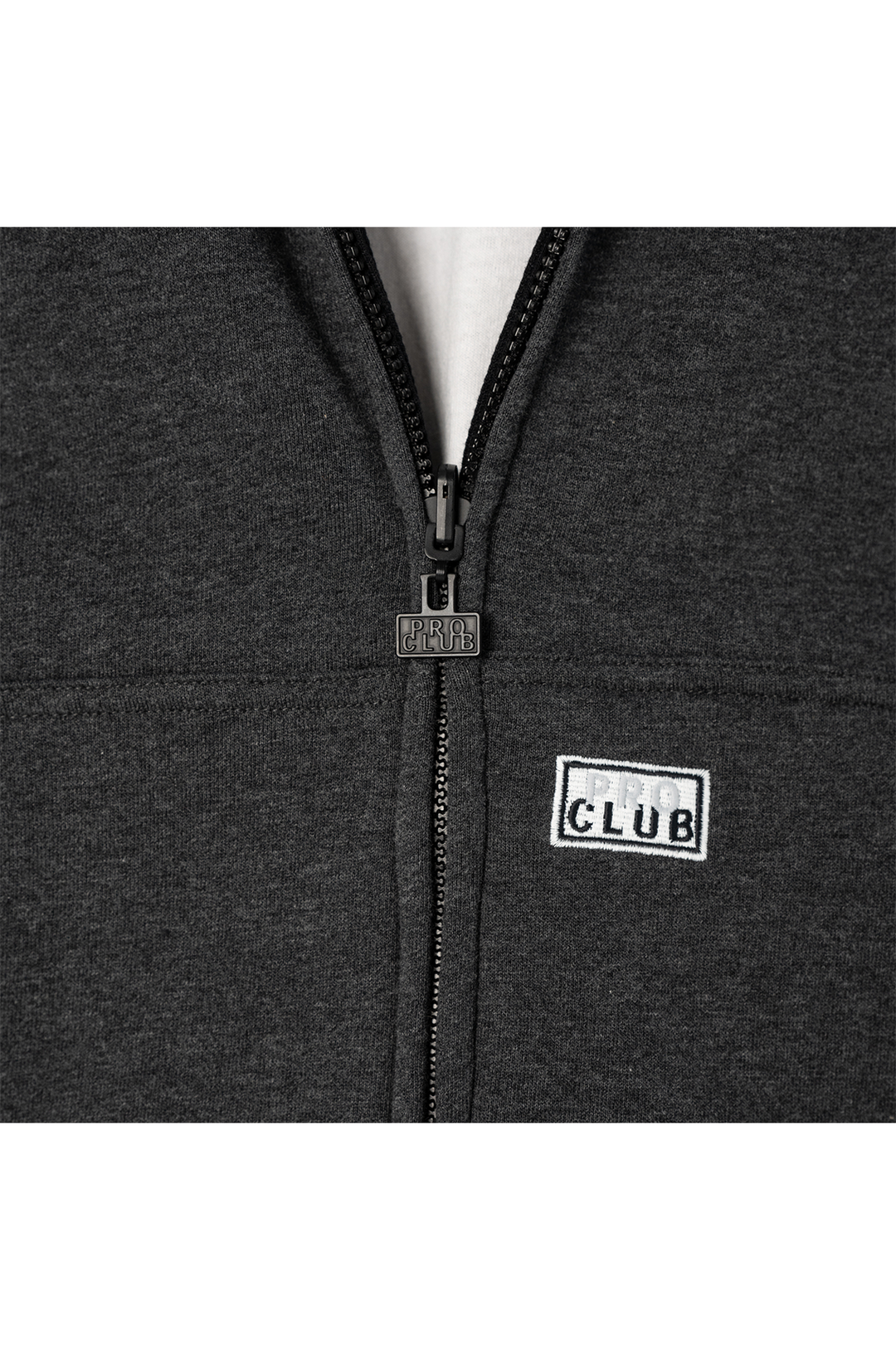 Pro Club Men's Heavyweight Basic Reversible Thermal Zip-Up Hoodie