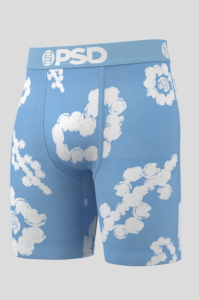 PSD Cloud Drops Blue Boxer Brief Underwear