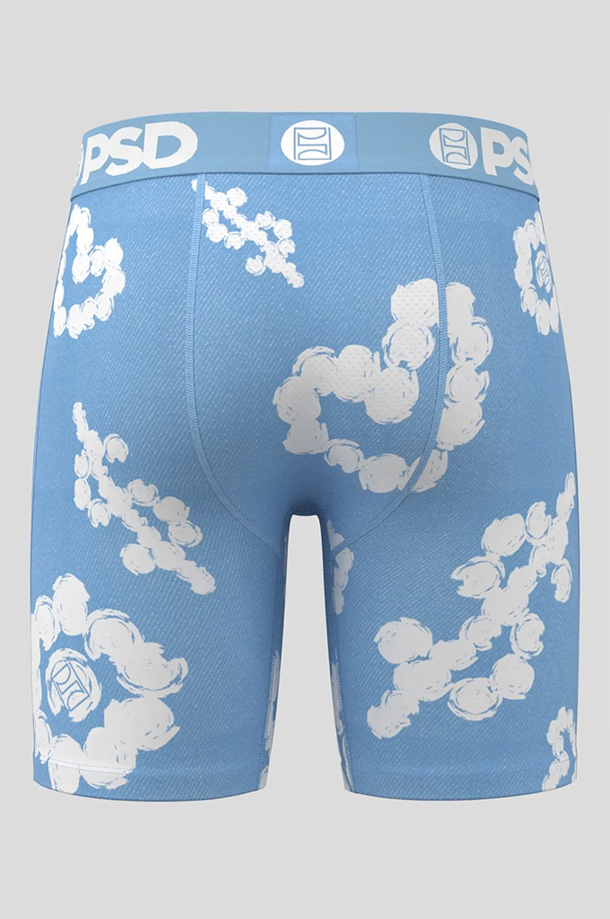 PSD Cloud Drops Blue Boxer Brief Underwear