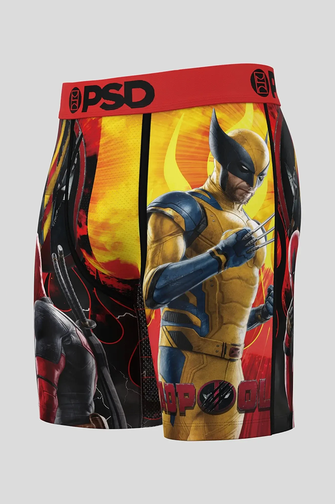 PSD x MARVEL Deadpool Best Buds Boxer Brief Underwear