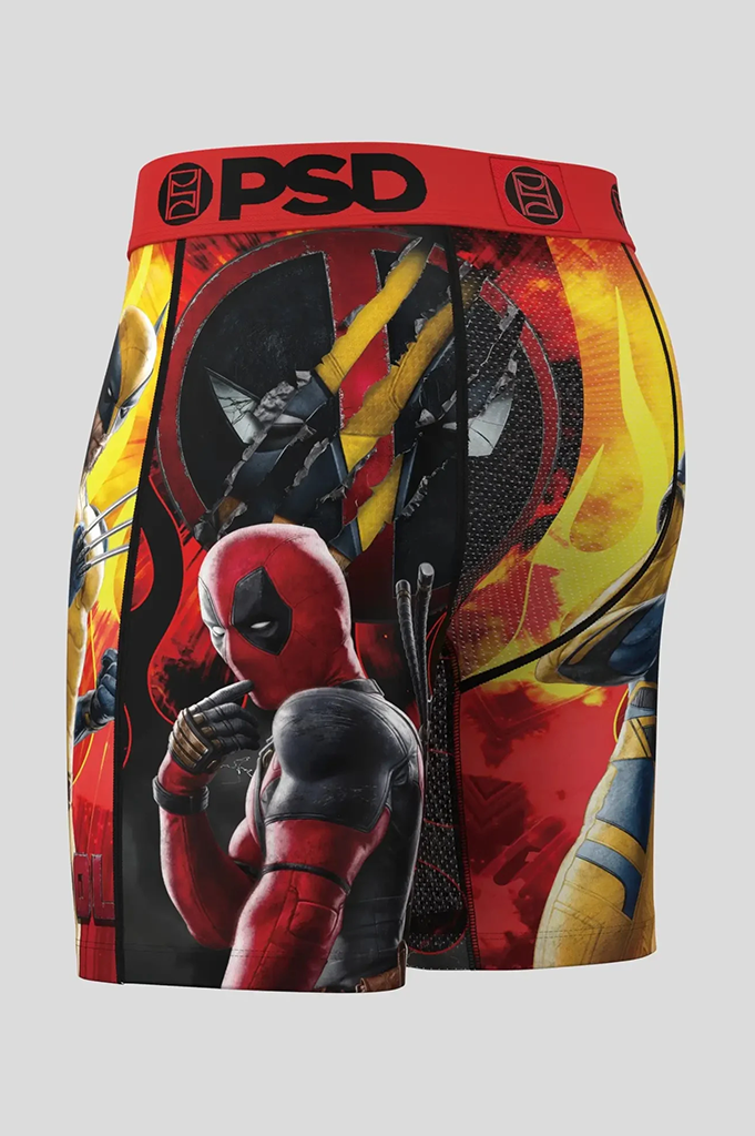 PSD x MARVEL Deadpool Best Buds Boxer Brief Underwear