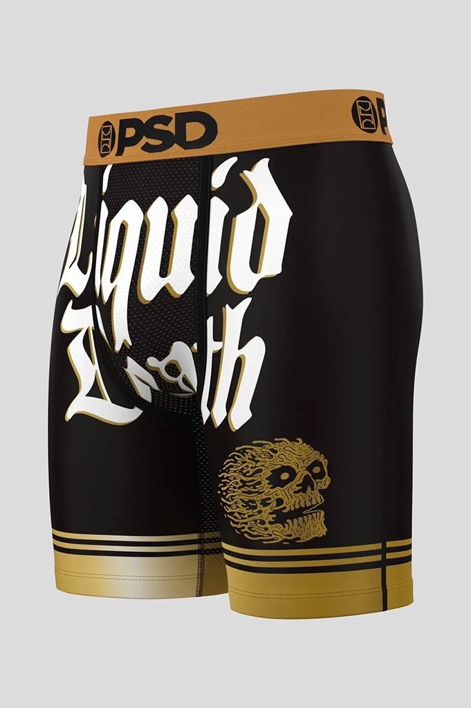 PSD x Liquid Death - Liquid Death Black Boxer Brief Underwear